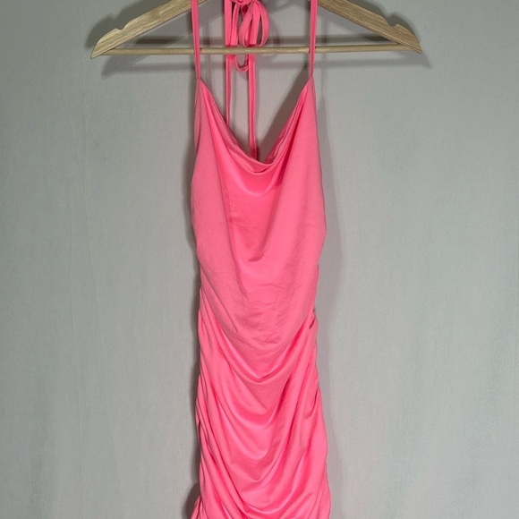 Pink spaghetti strap Bodycon Dress - small - Picture 6 of 8